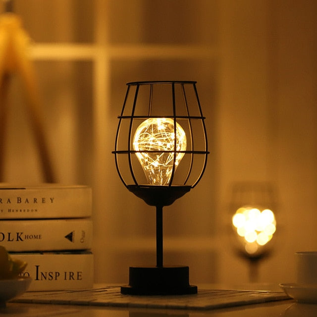 Wine Glass Bottle Night Light