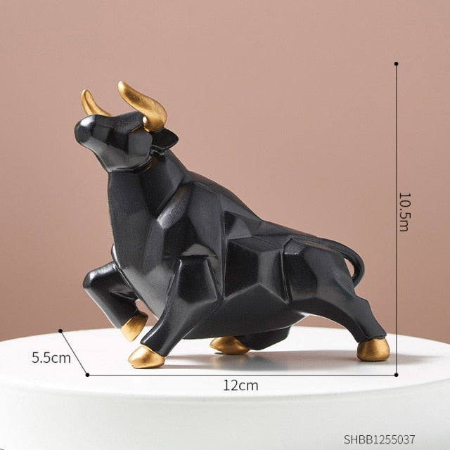 Nordic Resin Cattle Shape Ornaments
