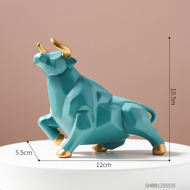 Nordic Resin Cattle Shape Ornaments