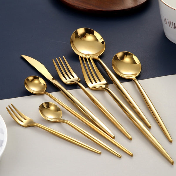 Gold Cutlery Tableware